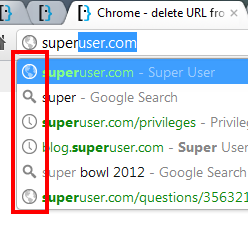 remove suggested searxhes on chrome for mac