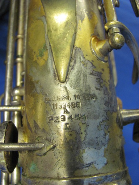 conn serial numbers brass